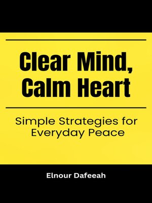 cover image of Clear Mind, Clear Heart